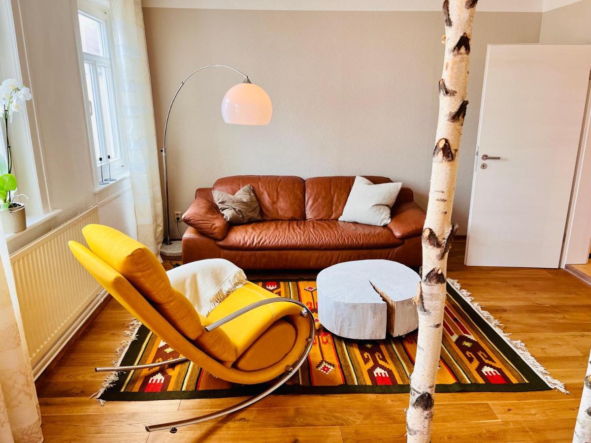 Kuschelige Helle Ferienwohnung Гота Экстерьер фото