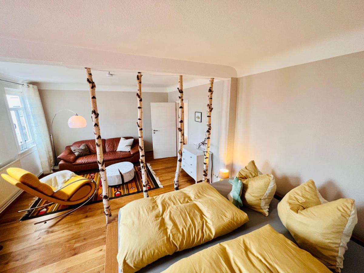 Kuschelige Helle Ferienwohnung Гота Экстерьер фото